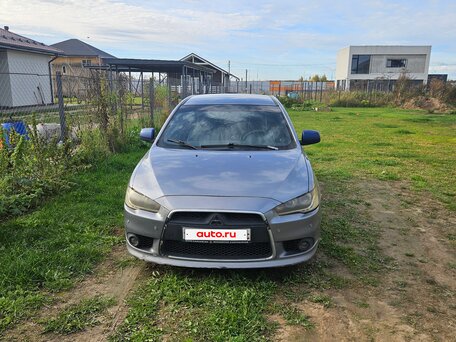 2012 Mitsubishi Lancer X Рестайлинг, серебристый, 650000 рублей, вид 1
