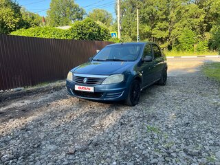 2011 Renault Logan I Рестайлинг, синий, 350000 рублей, вид 1
