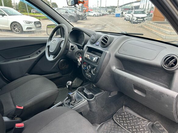 2013 Lada (ВАЗ) Granta I, серый, 179000 рублей - вид 5