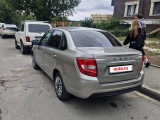 2022 Lada (ВАЗ) Granta I Рестайлинг, серый, 450000 рублей, вид 4