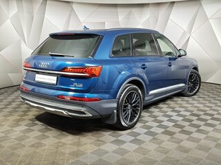 2020 Audi Q7 45 TDI II (4M) Рестайлинг, синий, 6550000 рублей, вид 2