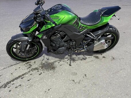 2013 Kawasaki Z 1000, зелёный, 805000 рублей, вид 3