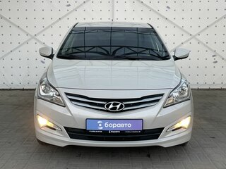 2015 Hyundai Solaris I Рестайлинг, бежевый, 1050000 рублей, вид 2