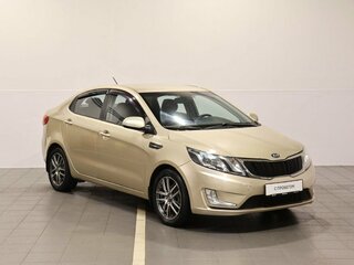 2014 Kia Rio 4-speed III, бежевый, 879000 рублей, вид 4