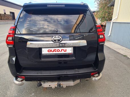 2018 Toyota Land Cruiser Prado 150 Series Рестайлинг 2, чёрный, 5100000 рублей, вид 3