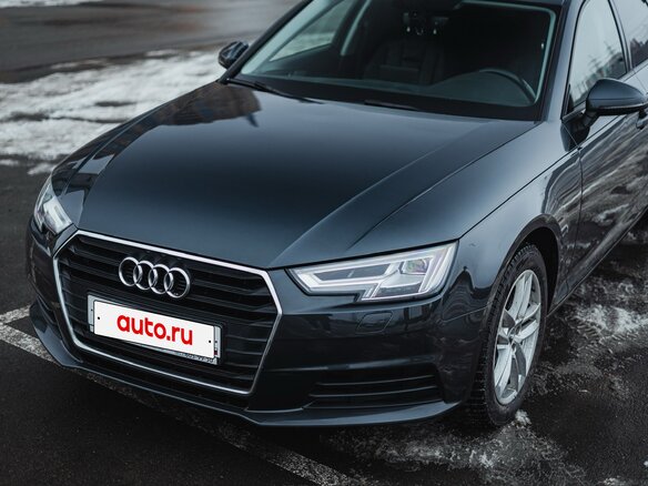 2017 Audi A4 V (B9), чёрный - вид 2