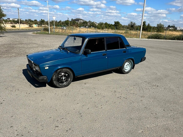2004 Lada (ВАЗ) 2107, синий, 85000 рублей - вид 6