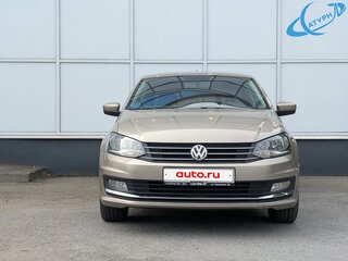 2018 Volkswagen Polo V Рестайлинг, бежевый, 1175000 рублей, вид 2