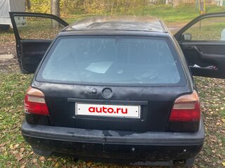 1992 Volkswagen Golf III, чёрный, 95000 рублей, вид 4