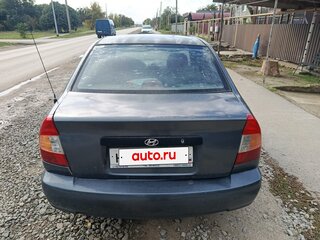 2002 Hyundai Accent ТагАЗ II, серый, 170000 рублей, вид 2