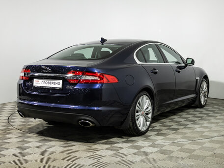 2015 Jaguar XF I Рестайлинг, синий, 1820900 рублей, вид 5