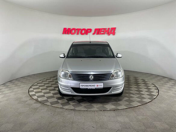 2013 Renault Logan I Рестайлинг, серый, 455000 рублей - вид 2