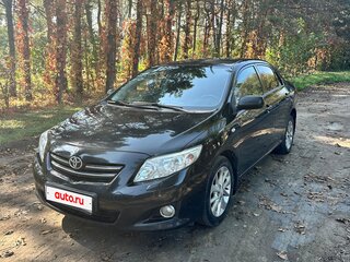 2008 Toyota Corolla X (E140, E150), чёрный, 760000 рублей, вид 1