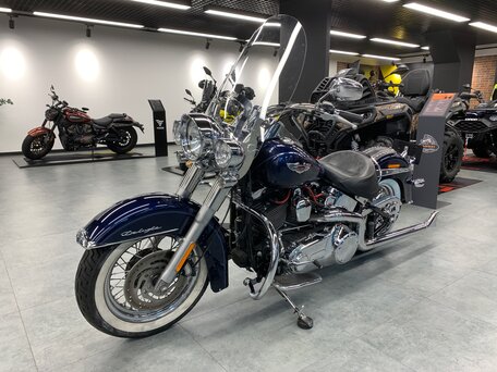 2013 Harley-Davidson Softail Deluxe, синий, 1071000 рублей, вид 3