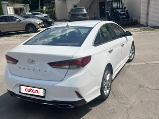 2018 Hyundai Sonata VII (LF) Рестайлинг, белый, 1650000 рублей, вид 4