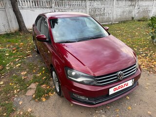 2018 Volkswagen Polo V Рестайлинг, пурпурный, 1100000 рублей, вид 4
