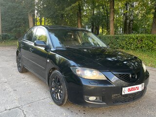 2008 Mazda 3 I (BK) Рестайлинг, чёрный, 430000 рублей, вид 1