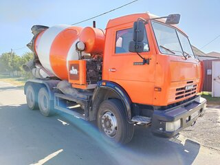 2007 КамАЗ Автобетоносмеситель, оранжевый, 1100000 рублей, вид 3