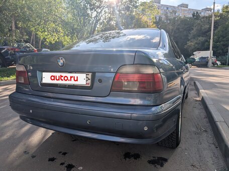 2001 BMW 5 серии 520i IV (E39) Рестайлинг, синий, 500000 рублей, вид 3