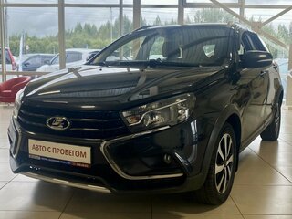 2018 Lada (ВАЗ) Vesta SW Cross I, чёрный, 894000 рублей, вид 3