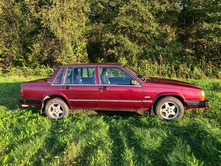 1989 Volvo 740, пурпурный, 500000 рублей, вид 2