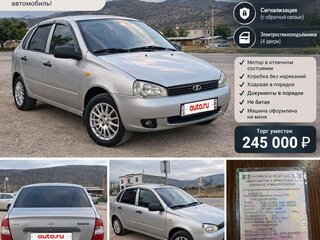 2011 Lada (ВАЗ) Kalina I, серый, 245000 рублей, вид 4