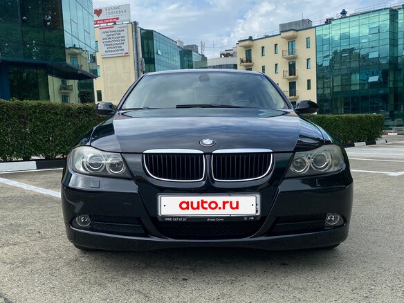 2008 BMW 3 серии 320i V (E90/E91/E92/E93), чёрный