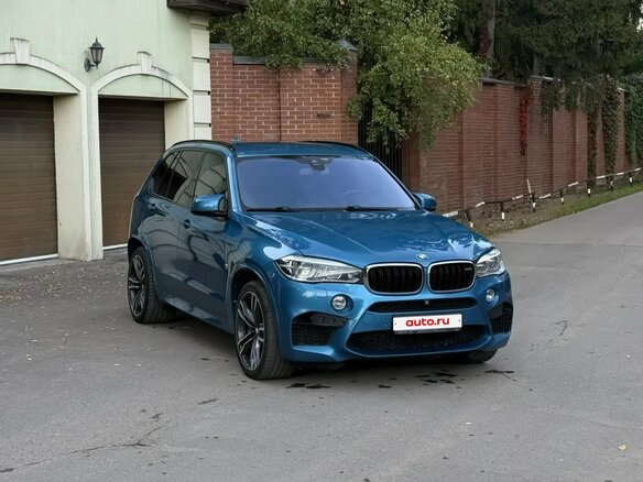 2016 BMW X5 M II (F85), голубой, 3590000 рублей - вид 1