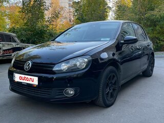 2010 Volkswagen Golf VI, чёрный, 665000 рублей, вид 1