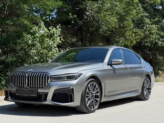 2019 BMW 7 серии 730d xDrive VI (G11/G12) Рестайлинг, серый, 4750000 рублей, вид 2