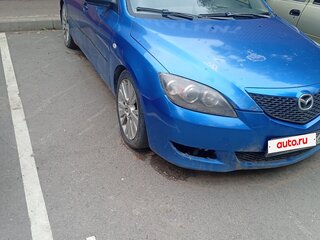 2005 Mazda 3 I (BK), синий, 340000 рублей, вид 1