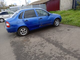 2006 Lada (ВАЗ) Kalina I, синий, 75000 рублей, вид 2