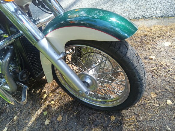1998 Honda Shadow 400, зелёный, 290000 рублей - вид 6