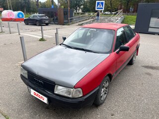 1988 Audi 80 IV (B3), красный, 100000 рублей, вид 3