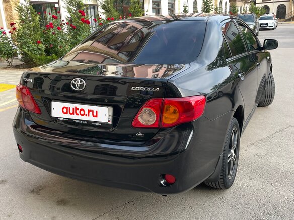 2007 Toyota Corolla AMT X (E140, E150), чёрный, 750000 рублей - вид 5