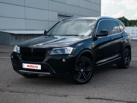 2010 BMW X3 28i xDrive II (F25), чёрный, 1290000 рублей, вид 1
