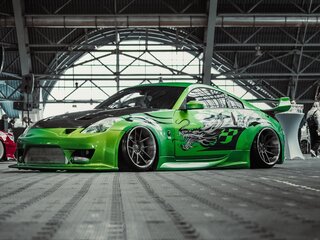 2003 Nissan Fairlady Z V (Z33), зелёный, 4500000 рублей, вид 3
