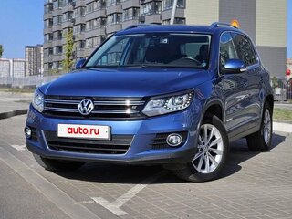 2011 Volkswagen Tiguan I Рестайлинг, синий, 1830000 рублей, вид 3