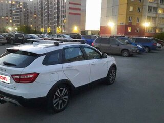 2019 Lada (ВАЗ) Vesta SW Cross I, белый, 1120000 рублей, вид 3
