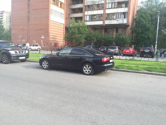 2011 Audi A6 IV (C7), чёрный - вид 4