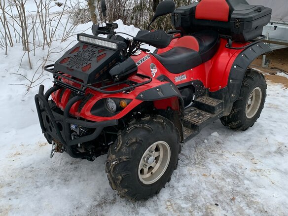2014 Stels ATV-500, красный, 550000 рублей - вид 6