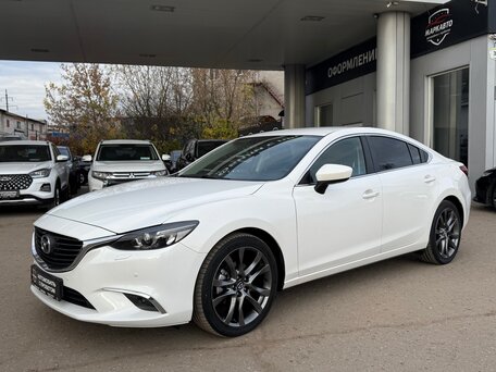 2016 Mazda 6 III (GJ) Рестайлинг, белый, вид 2