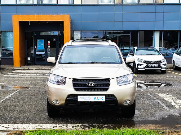 2007 Hyundai Santa Fe II, бежевый - вид 2