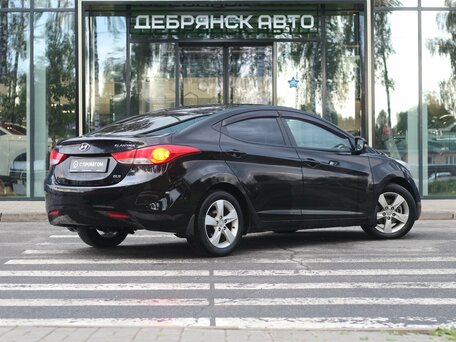 2013 Hyundai Elantra V (MD) Рестайлинг, чёрный, 1210000 рублей, вид 3
