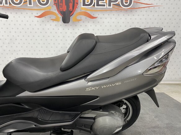 2006 Suzuki Burgman (SkyWave) 400, серебристый, 279000 рублей - вид 11