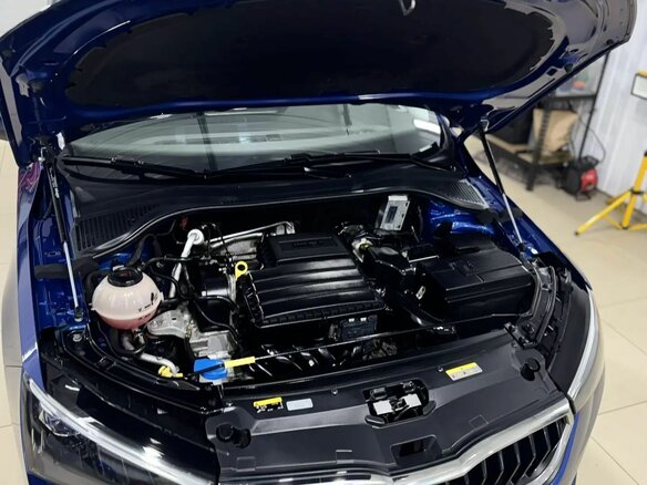 2021 Skoda Rapid II, синий, 1790000 рублей - вид 24