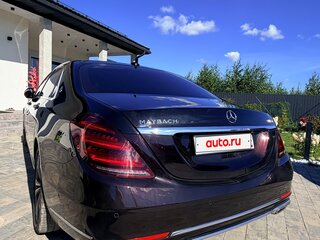 2018 Mercedes-Benz Maybach S-Класс 560 I (X222) Рестайлинг, чёрный, 5350000 рублей, вид 3