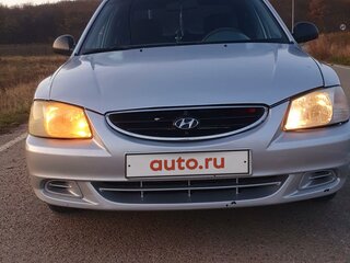 2006 Hyundai Accent ТагАЗ II, серебристый, 320000 рублей, вид 1