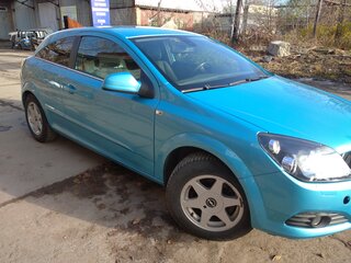2009 Opel Astra GTC H Рестайлинг, синий, 750000 рублей, вид 5