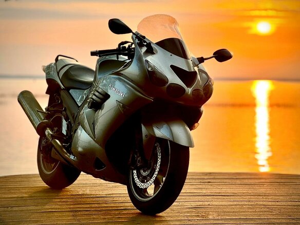 2007 Kawasaki ZZR 1400, серебристый, 650000 рублей - вид 14